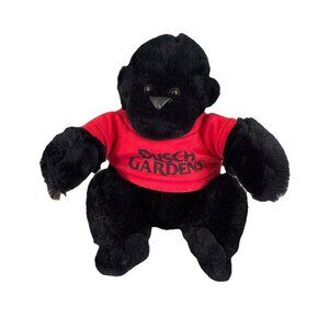Vintage 1994 Good Stuff Black Stuffed Gorilla Monkey Busch Gardens Animal Toy 10